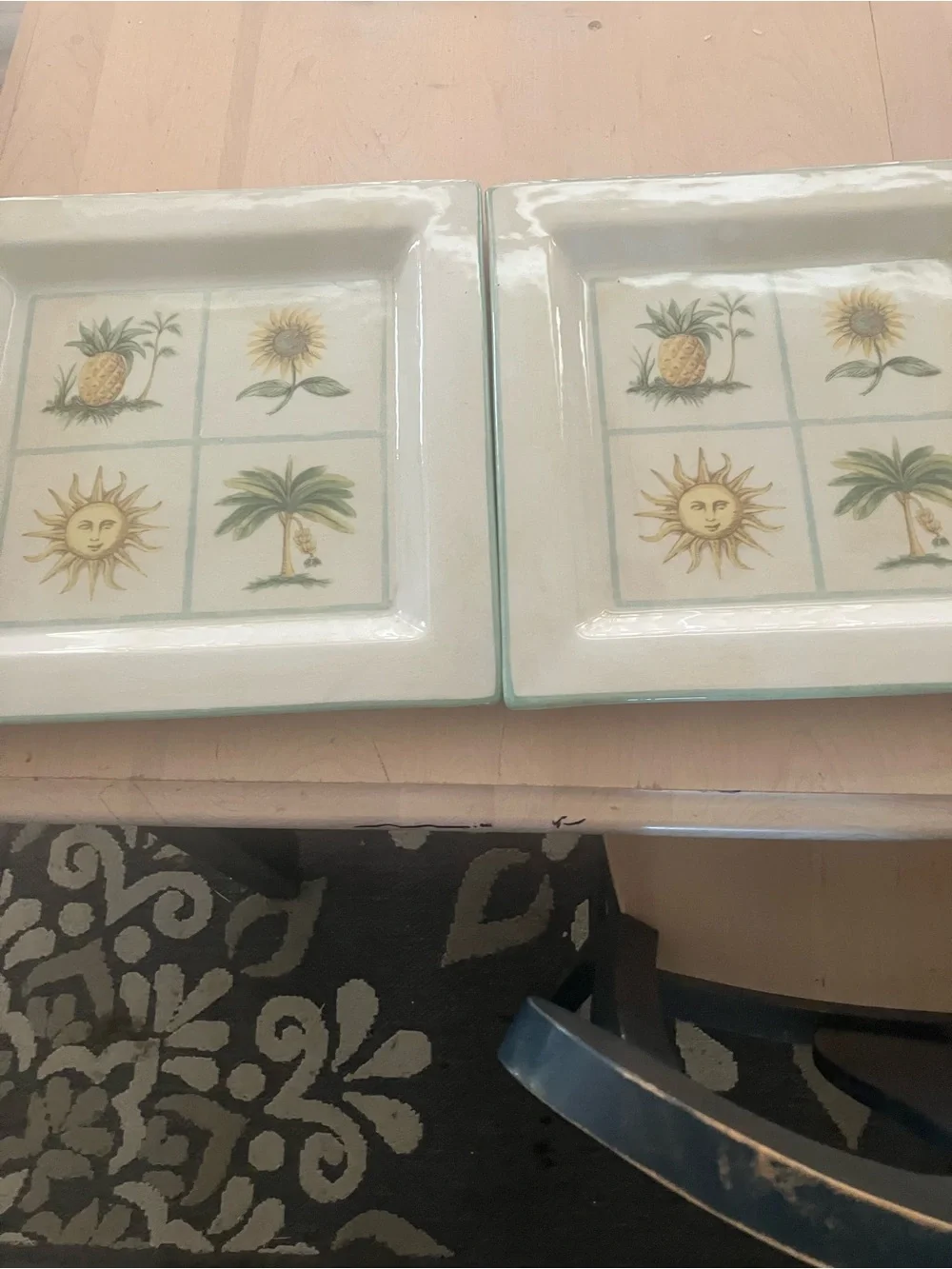A Pair of Williams Sonoma Square Serving Platters